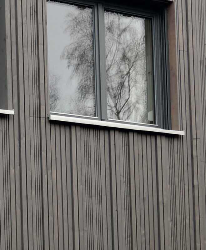 Profilo facciata tridimensionale BIO3D grigio argento 2