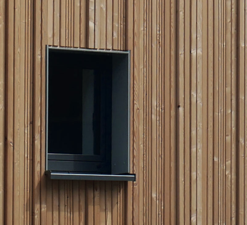 Profilo facciata tridimensionale BIO3D larice naturale 2