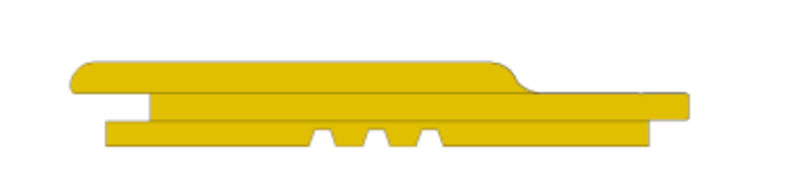 Facciate in legno di larice e douglas colorate e impregnate – BIORHO profilo 2